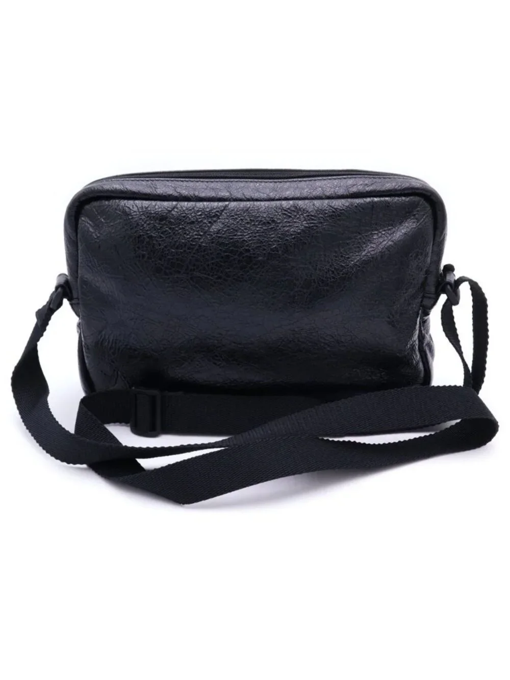 Balenciaga Explorer Logo Print Leather Shoulder